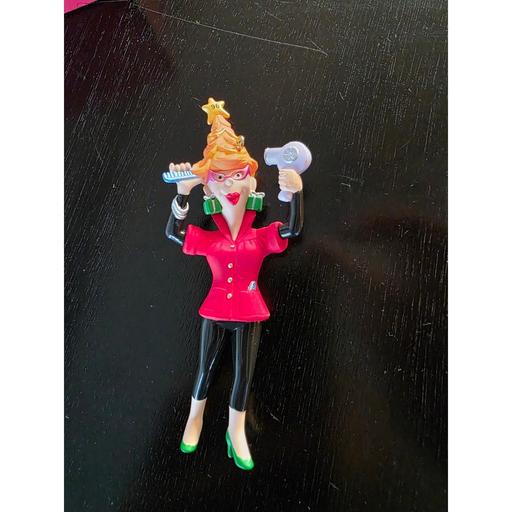 Hallmark Vintage Keepsake Ornament 1996 High Style Hairdresser Robert Chad Boxed